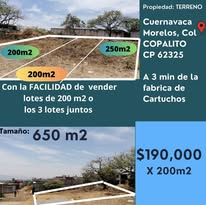 Terreno de 600 metros cuadrados en Tres Marías
